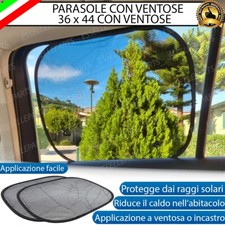SET TENDINE PARASOLE VETRO FINESTRINI FUME' NERO PER ALFA ROMEO MITO
