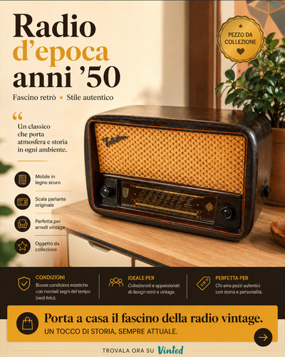Radio vintage telefunken - radio,