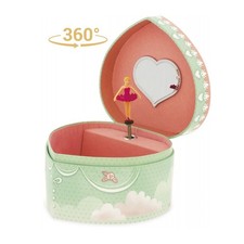 CARILLON MUSICALE CON BALLERINA COFANETTO MUSIC BOX A CARICA 9514