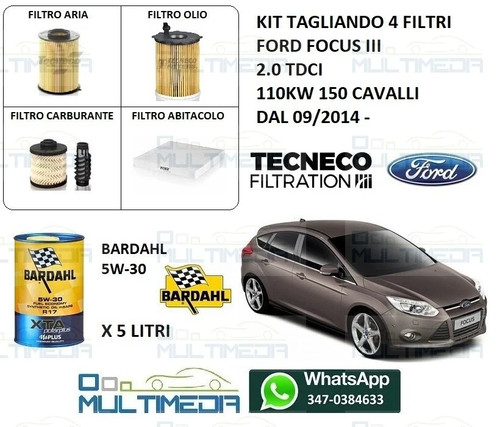 Kit tagliando filtri - kit, e