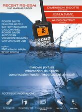 Ricetrasmittente VHF Nautico Proxel Recent RS-25M Versione UE Omologato CE