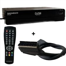 Digitale Terrestre Decoder Shinelco Dtd 209 Telecomando Cavo Scart DVB T USB
