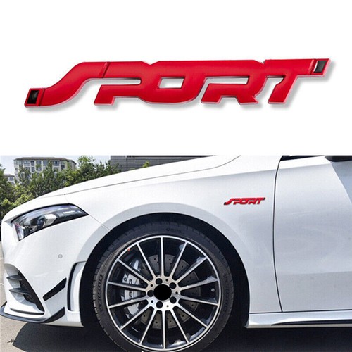 Adesivo rosso sport emblema - sport,
