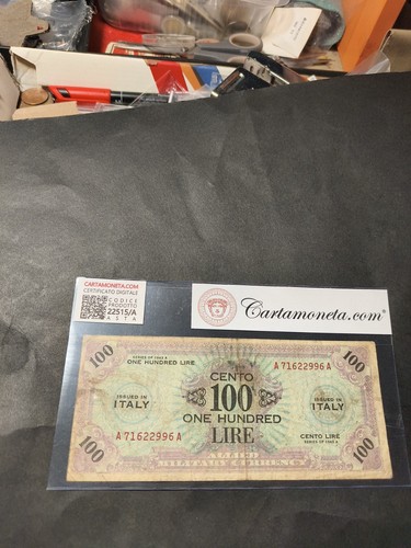 100 lire allied military - allied,