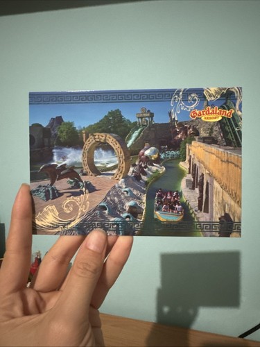 Cartolina gardaland fuga da - gardaland-,