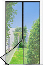 Zanzariera Magnetica - 95 X 210 CM Rete Fine - NERO, Zanzariera Porta Finestra S