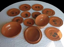 SERVIZIO IN TERRACOTTA in foto