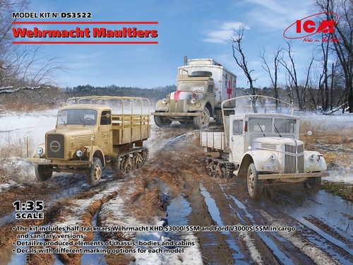 Icm ds3522 wehrmacht mulo 35 - wehrmacht,