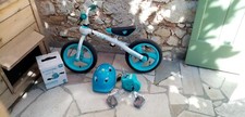 Bicicletta bambino Eurekakids Azzurra 12" + accessori