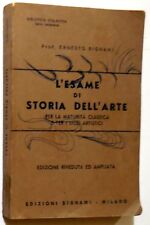 ERNESTO BIGNAMI ESAME DI STORIA DELL'ARTE 1966 PARTE TERZA  PER LICEI