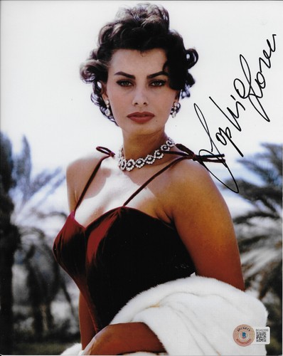 Sophia loren foto firmata - loren,