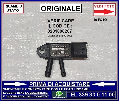 Sensore fap dpf gas - sensore,