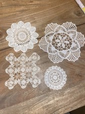 Set 4 Centrini Fatti Di pizzo
