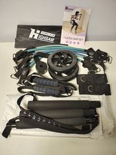 PILATES BAR SET ATTREZZI FITNESS HIGHSAM HOME GYM SPORT NUOVO, MAI USATO.