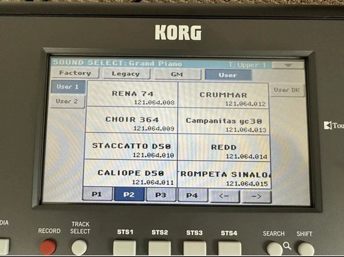 Campioni para korg 600 900 - campioni, 600/900