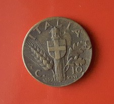 10 CENTESIMI 1939 ERRORE -