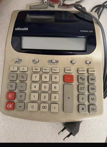 Olivetti calcolatrice summa - olivetti,