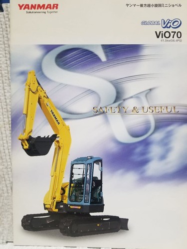 Yanmar vio70 mini escavatore - yanmar,