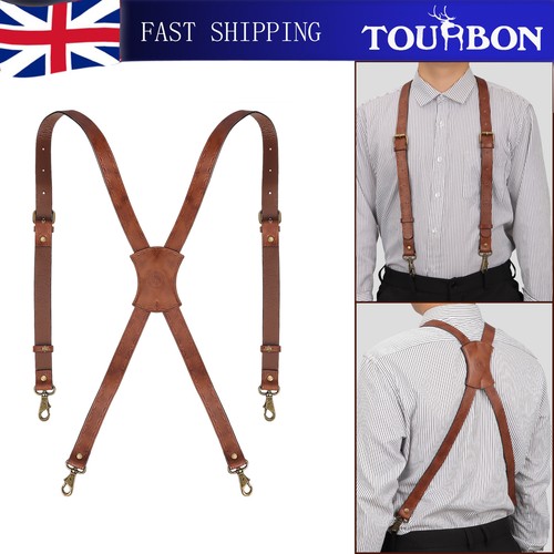 Tourbon bretelle uomo pelle - uomo,