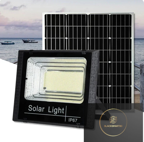 Faro solare 100w led con - faro,