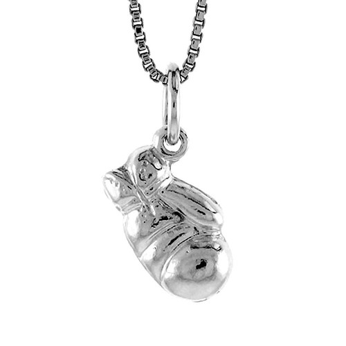 Argento sterling boxe guanto - sterling,