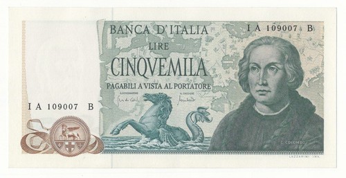5000 lire colombo - lire, ii°