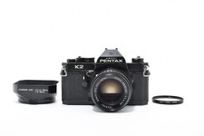 [N.Come nuovo] PENTAX K2 SLR 35 mm fotocamera pellicola nera + SMC PENTAX 50 ...