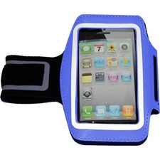 Armband Run Case Custodia Da Braccio Taglia I5 Blu Per Samsung Omnia M S7530