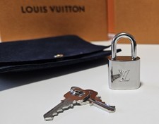Lucchetto Louis Vuitton - originale - lucchetto a sospensione - lucchetto - nuovo - argento NUOVO