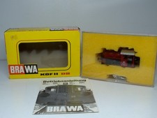 BRAWA scala H0 0470 locomotiva diesel KÖF II delle DB BR 322 156 rossa DC pronta per la guida in scatola originale