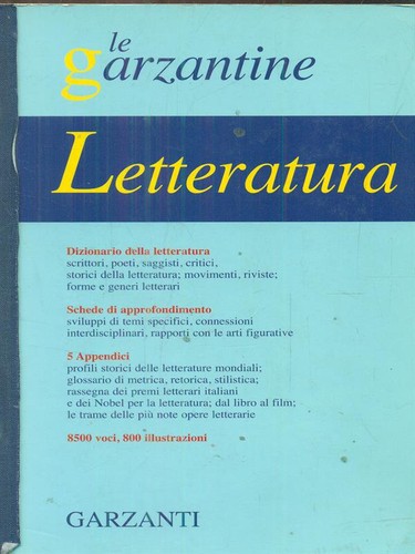Garzantine letteratura - le,