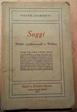 SAGGI-DIRITTO COSTITUZIONALE E