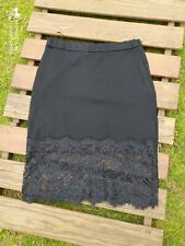 Gonna elasticizzata Nera Zara