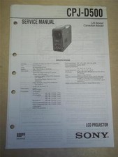 Sony Manuale di servizio ~