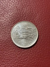 Moneta 500 lire briglie cavalli 1861 1961 Argento