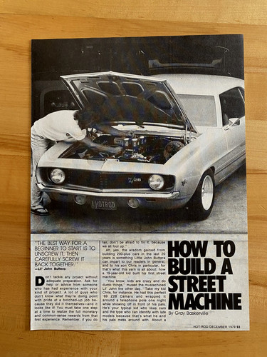 1979 stampa articolo - 1979, come