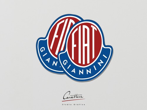 Adesivi sagomati fiat giannini - sagomati,