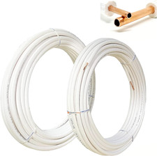 Kit Tubi Rame per Climatizzatore Coppia 10 Mt Da 1/4 10 Mt Da 3/8 Totale 20 Mt