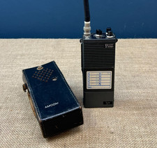 RADIO TELEFONICA RICETRASMETTITORE VHF MARINO VINTAGE ICOM IC-M12H CON CUSTODIA IN PELLE