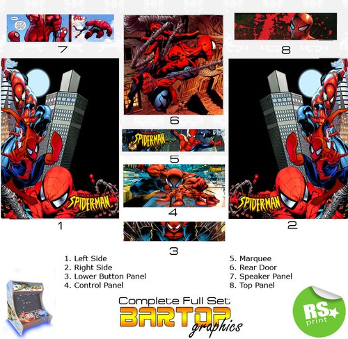 Spiderman bartop set - spiderman,