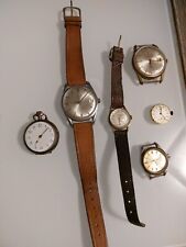 Lotto 5 Orologi Automatici Ricambi Non Funzionanti Zenith Vetta Genievre Rovac