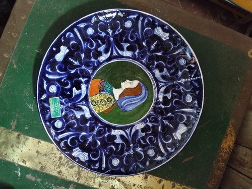 Piatto maiolica faenza - maiolica,