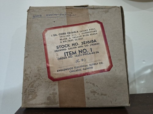 Nos wwii army cord 618 - cord, cd-618-a
