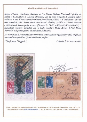 Cartolina nostra milizia - cartolina, la