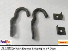 Coppia ganci sedile posteriore + Pivot Retaine Adatto Willys Jeep MB/GPW G-50...