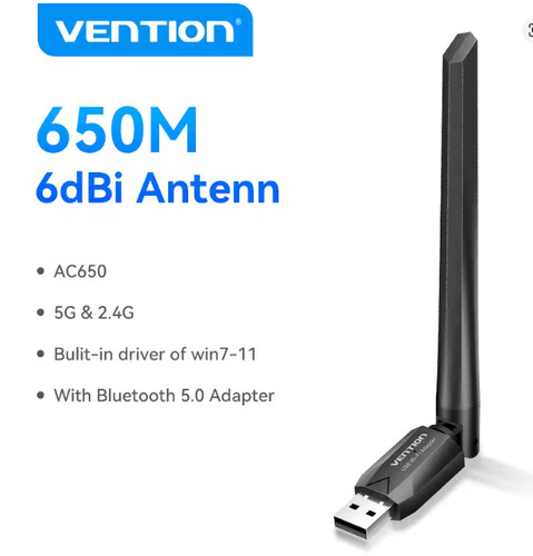 Antenna adattatore wifi ac650 - antenna,