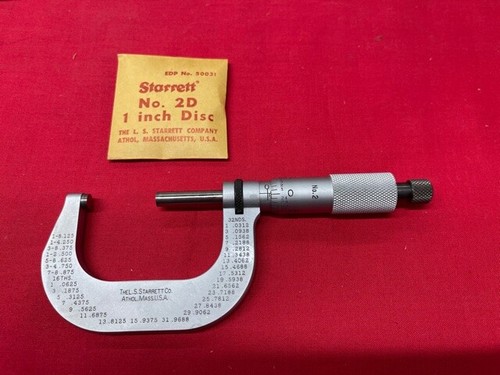 Starrett 2xrl micrometro - starrett,