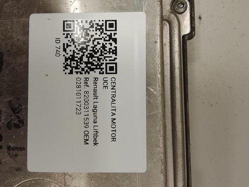 0281011723 centralina motore