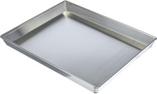 Teglia Rettangolare, Alluminio, Argento, 28 Cm