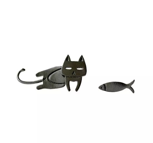 Orecchini pesce - , e